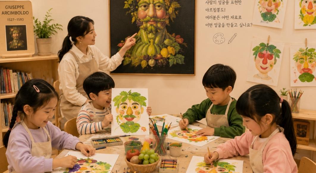 가을 슈마츠와 함께하는 명화 여행 4- 아르침볼도의 자화상/1회 이미지