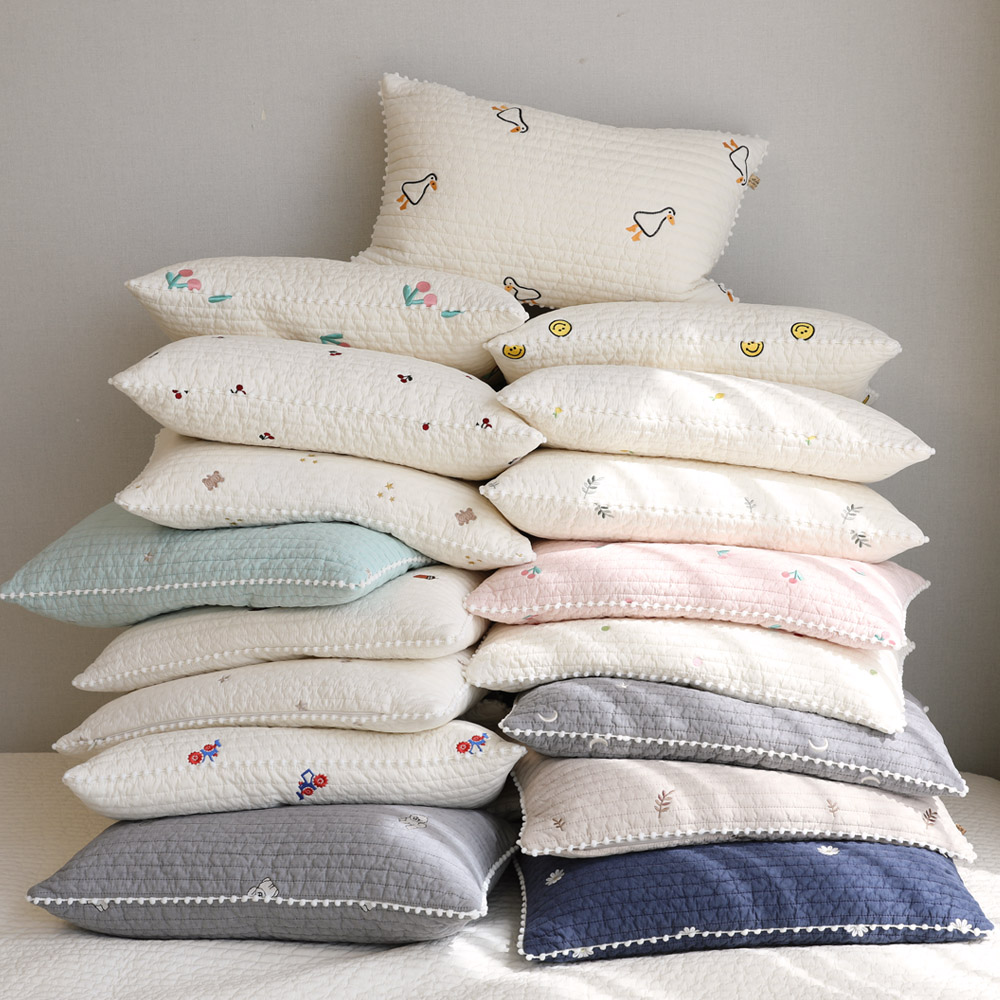 100수 고밀도 자수 폼폼베커 이미지