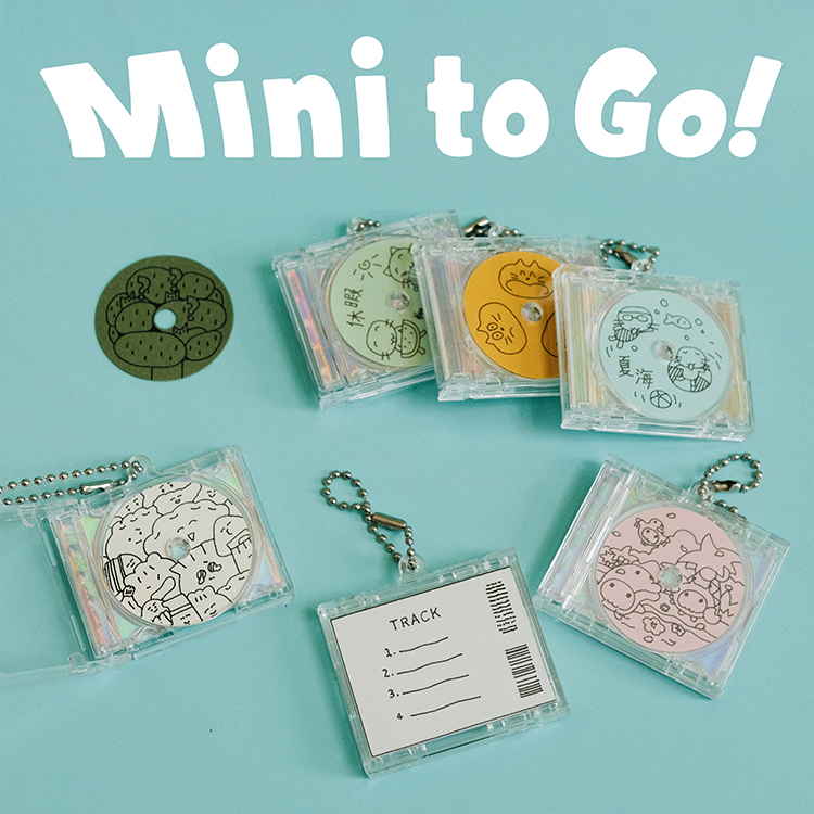 Mini to Go 
(미니 CD 키링)