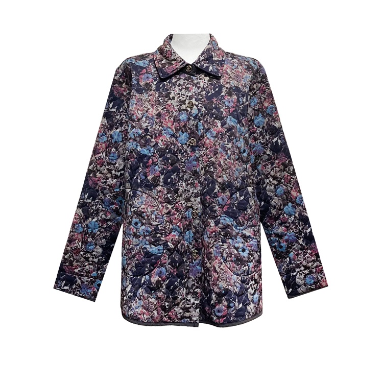 꽃 나염 재킷