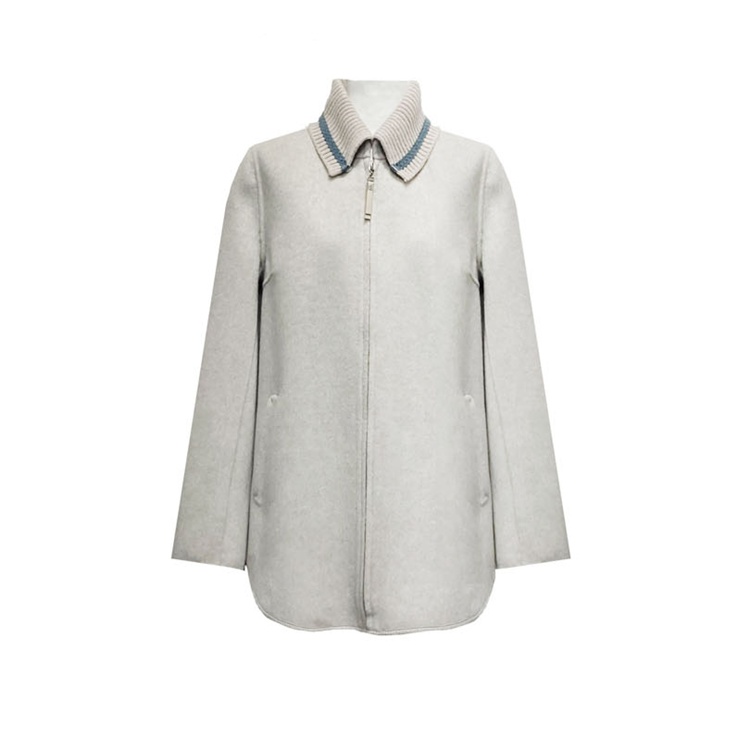 니트 카라 울코트