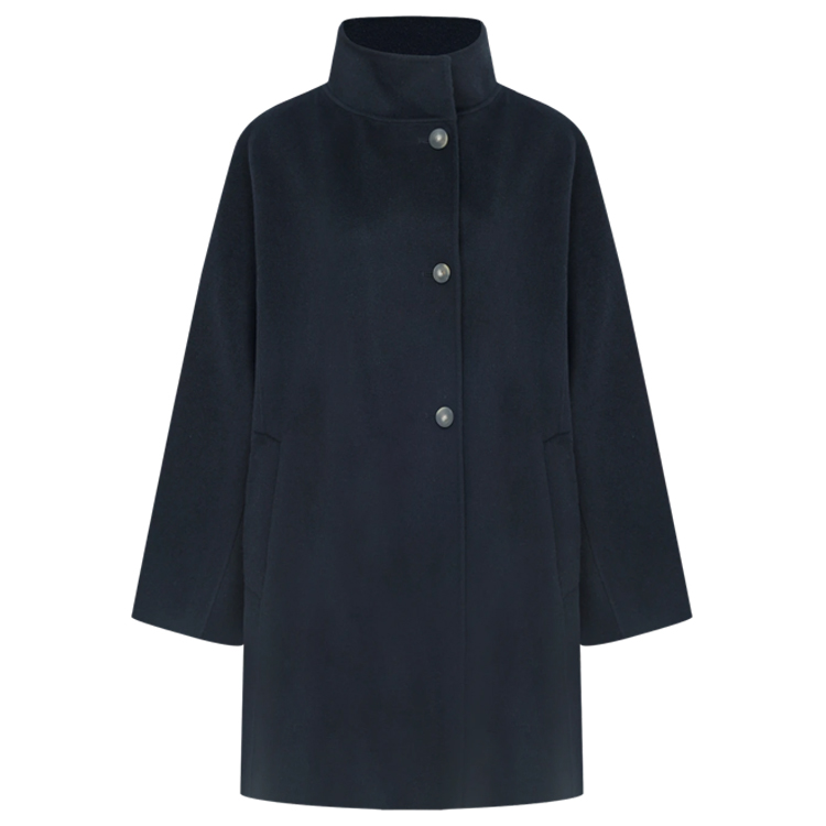 하이넥 캐시미어 울코트