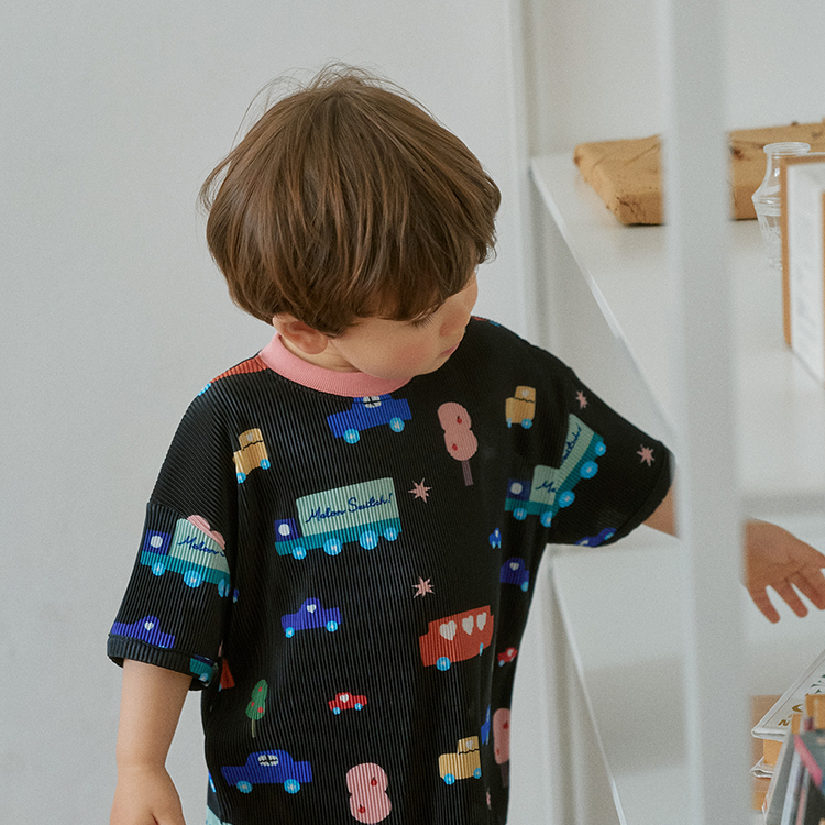 반팔플리츠세트