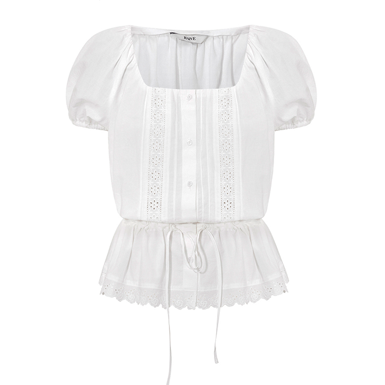 Lace Square 
Neck Blouse