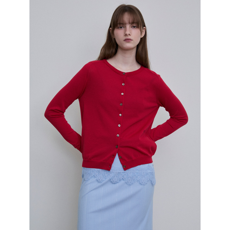 Essential Cotton 
Blend Cardigan
　