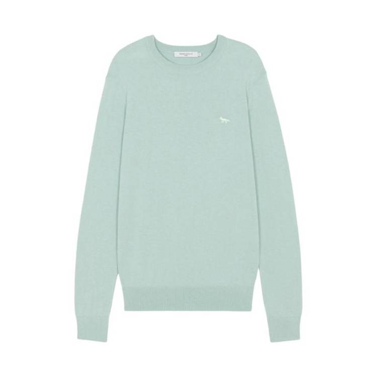 TONAL FOX PATCH REGULAR R-NECK PULLOVER