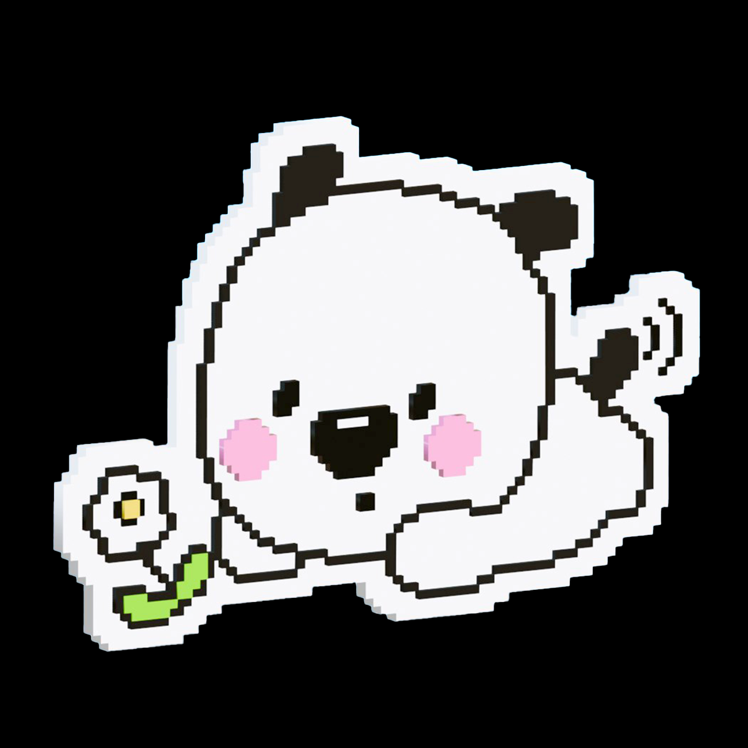 도트 흰디 핀뱃지