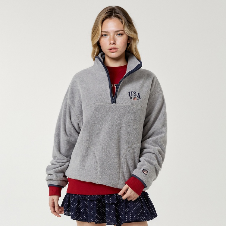 USA Fleece 
Half Zip-up 