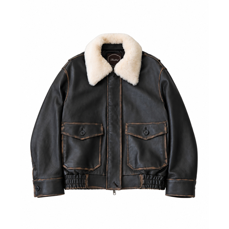 Patina Lambskin
Leather Blouson