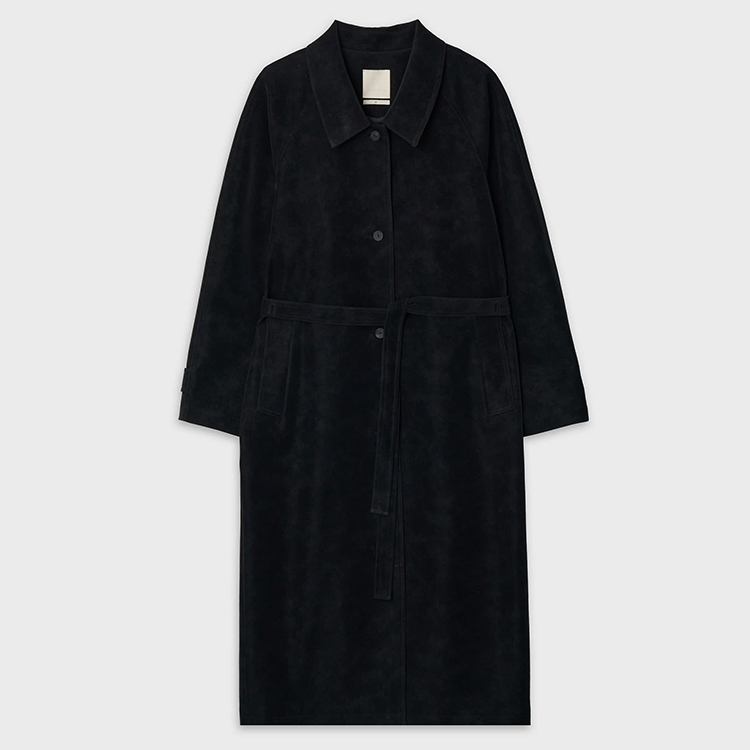 SUEDE AURA 
TRENCH COAT 