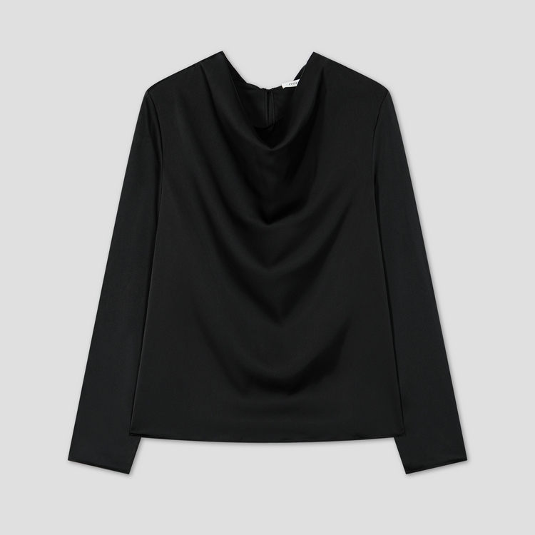 Nue Cowl Neck
Tie Blouse