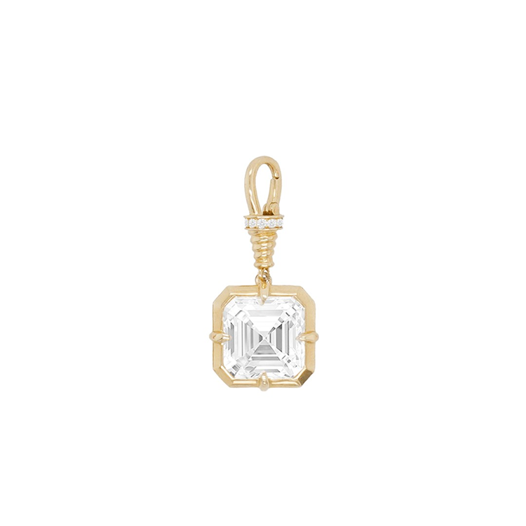 SHELL PENDANT
- 5ct ASSCHER CUT