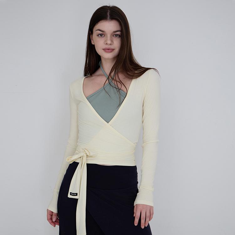 발레 랩 카디건 
(Ballet Wrap
Cardigan)