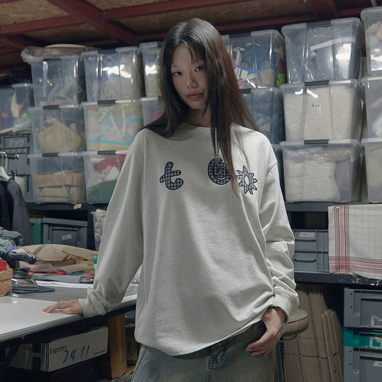 아플리케 패치 롱슬리브
