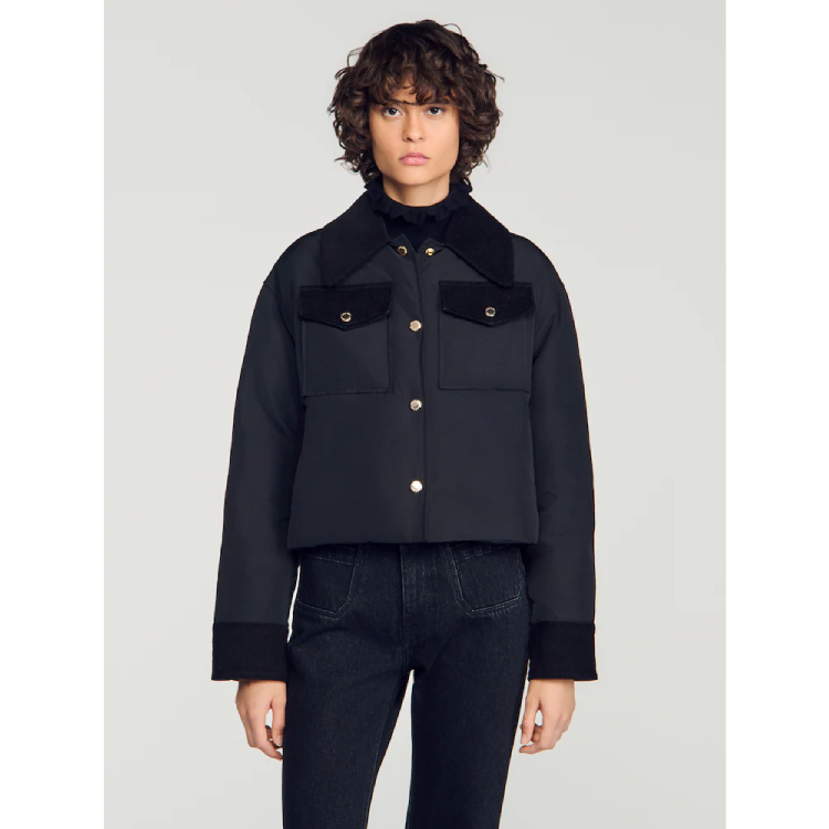 Padded Outer With Corduroy Block 

