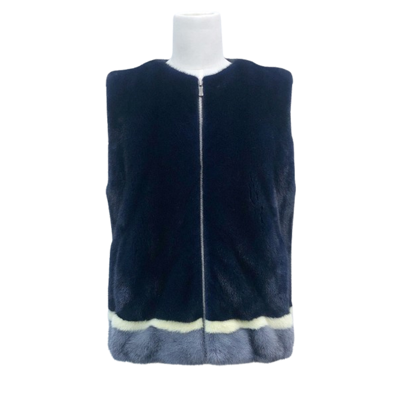 리버서블 밍크 베스트