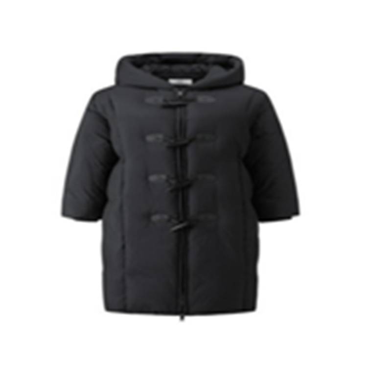 토글 버튼 후디다운점퍼