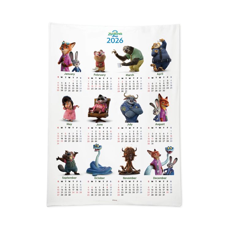 캘린더 패브릭 포스터