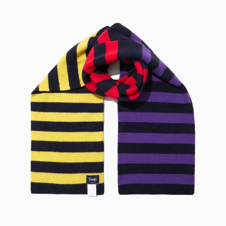 울 스트라이프 튜블러 
스카프