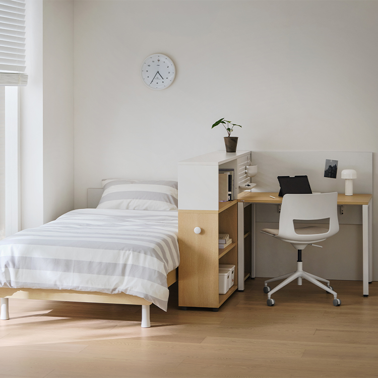 패키지
(1000책상,
1400파티션책장,
SS침대 프레임)