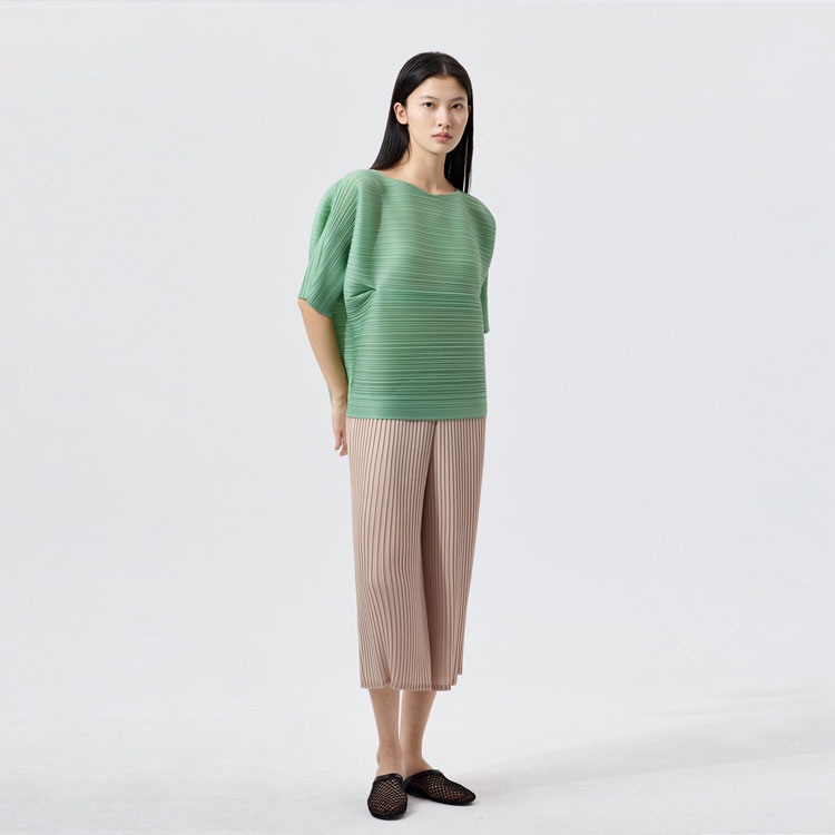 맞주름 7부 팬츠