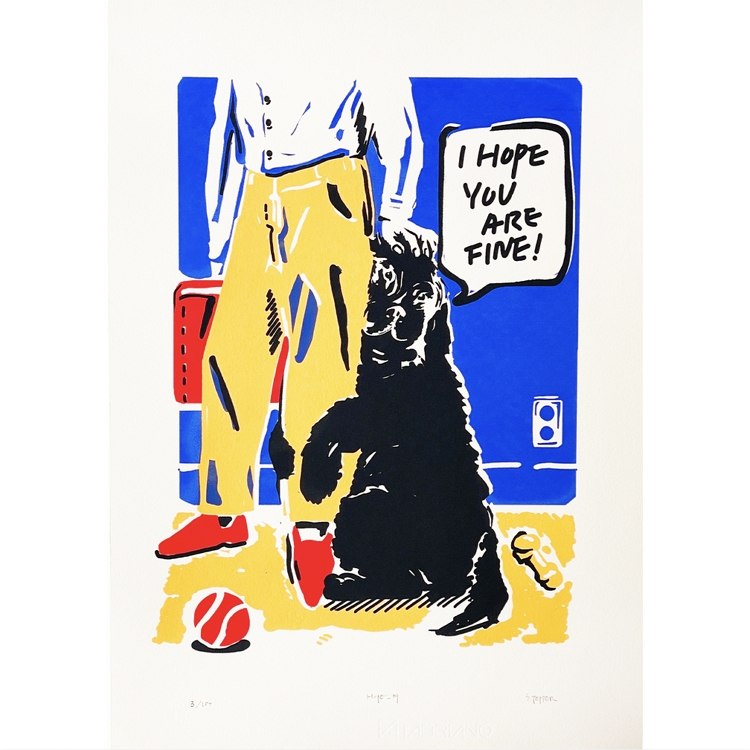 Silkscreen on paper
2022 
(42x59.4cm)