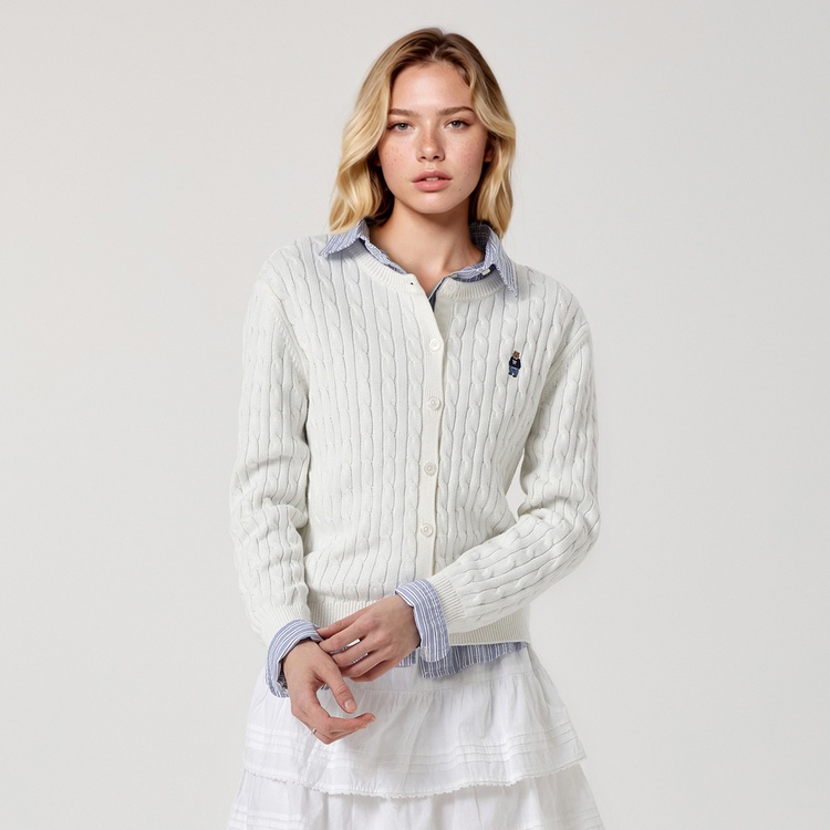Steve 
Cable Cardigan