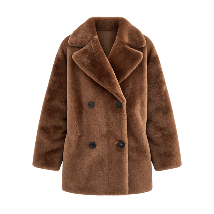 The Reversible
Shearling Double
Half Coat