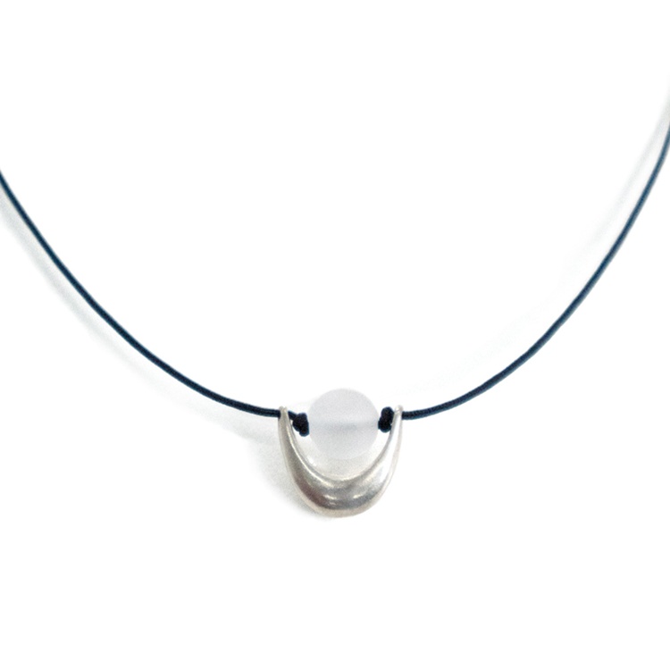 White Crescent
Necklace