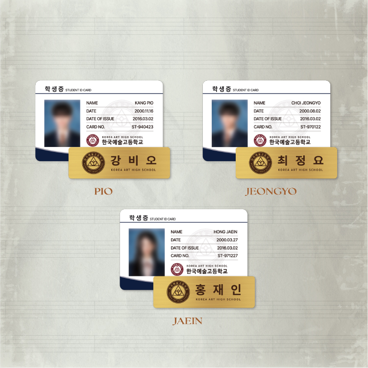 STUDENT &　 　 　 　 NAME TAG SET