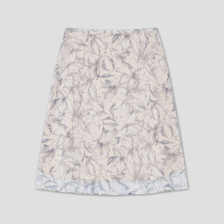 Flower Low Rise
Midi Skirt