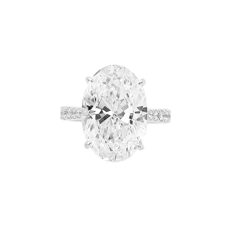 7.17ct OVAL CUT
GRADATION RING