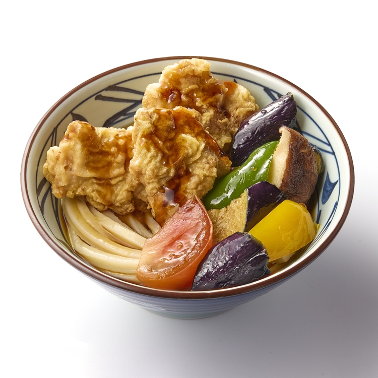 치킨&야채 붓카케 우동(일반)