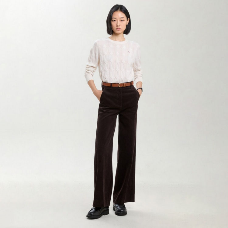 와이드 코듀로이 팬츠