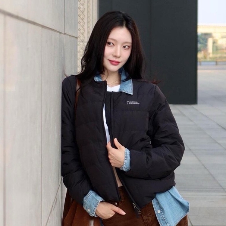 우먼 헤론 U넥 
경량 구스다운 점퍼