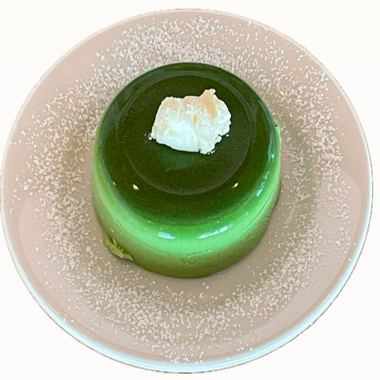 말차 푸딩